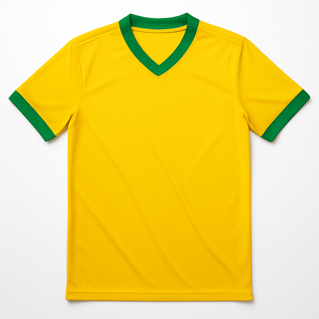 Camisa Brasil Amarela - Detalhe
